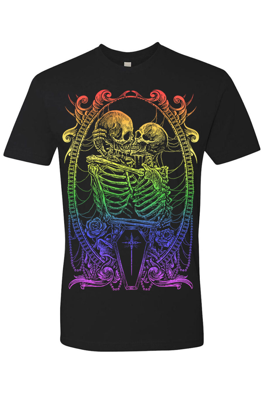 Pride Skeleton Love T-shirt [RAINBOW]