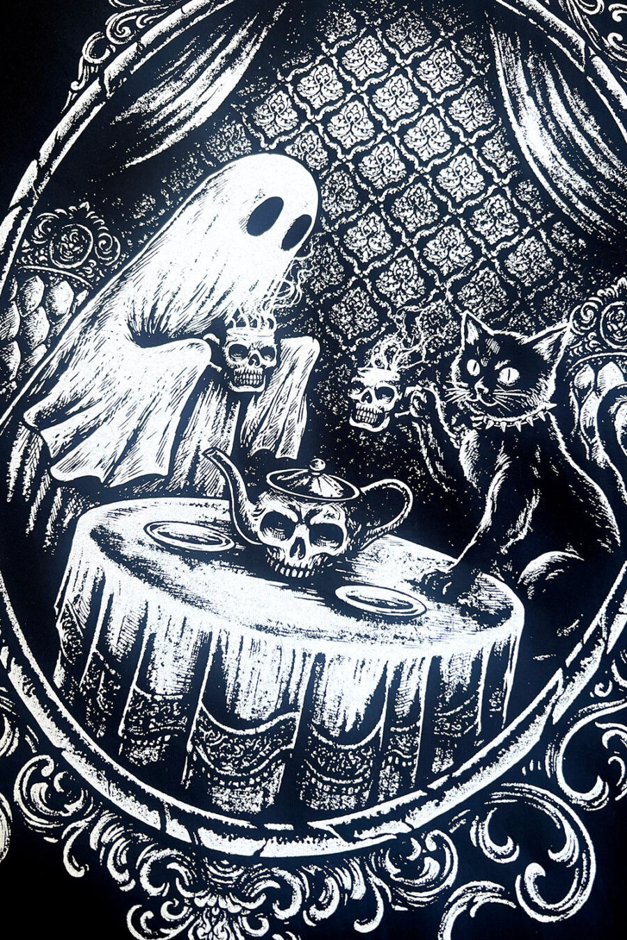 Ghostly Tea Time T-shirt