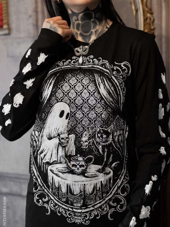 Ghostly Tea Time T-shirt