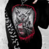 Bat Blood Snack Time Sweatshirt