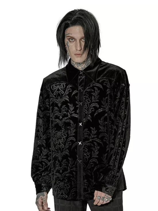 Pallbearer Victorian Goth Button-Down Shirt