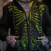Zombie Rot Skeleton Hoodie [Monster Green]
