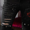 Annihilate Safety Pin Studded Pants