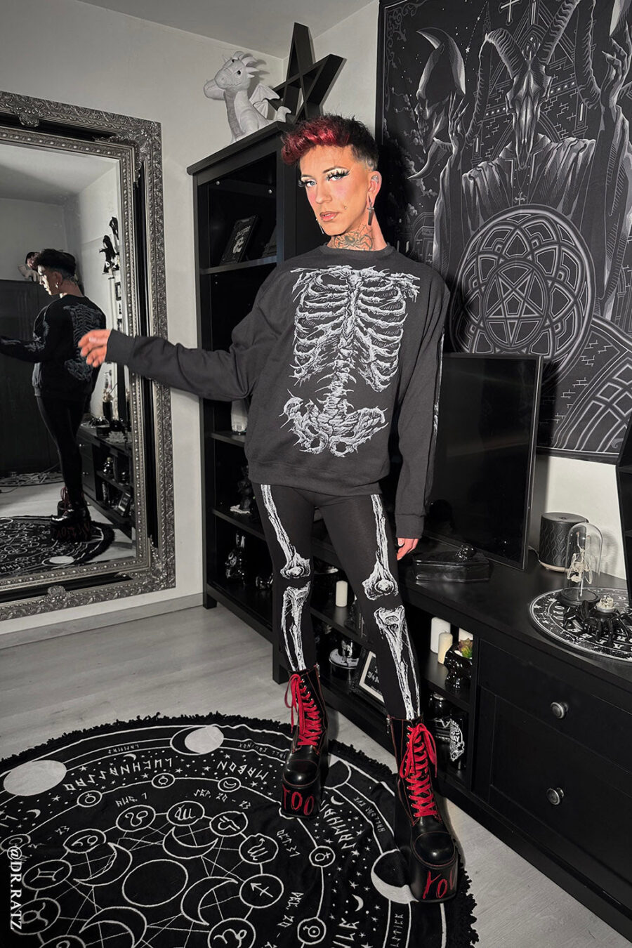Dead Inside Skeleton Sweatshirt