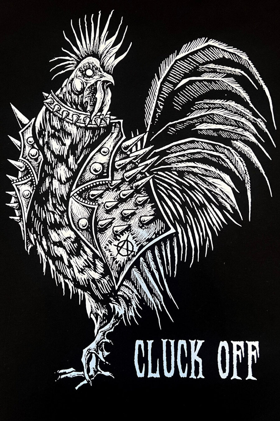 Punk Rock Chicken Sweatshirt