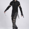 Paranormal Lace-Up Long Sleeve Top