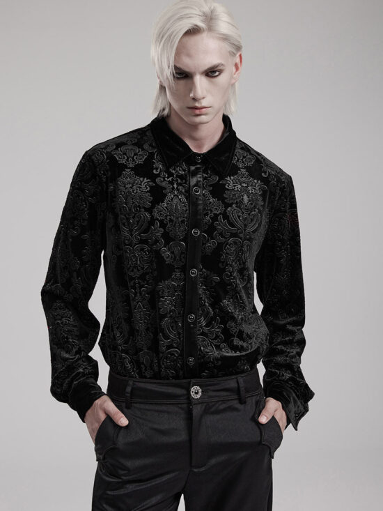 gothic-clothes_80354ac2-f3e8-4577-9b58-ad806fcdecaf.jpg Haunted Mansion Button Down Shirt