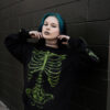 Zombie Rot Skeleton Sweatshirt [Monster Green]