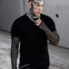 Graveyard Goth Fishnet Sleeve Shirt