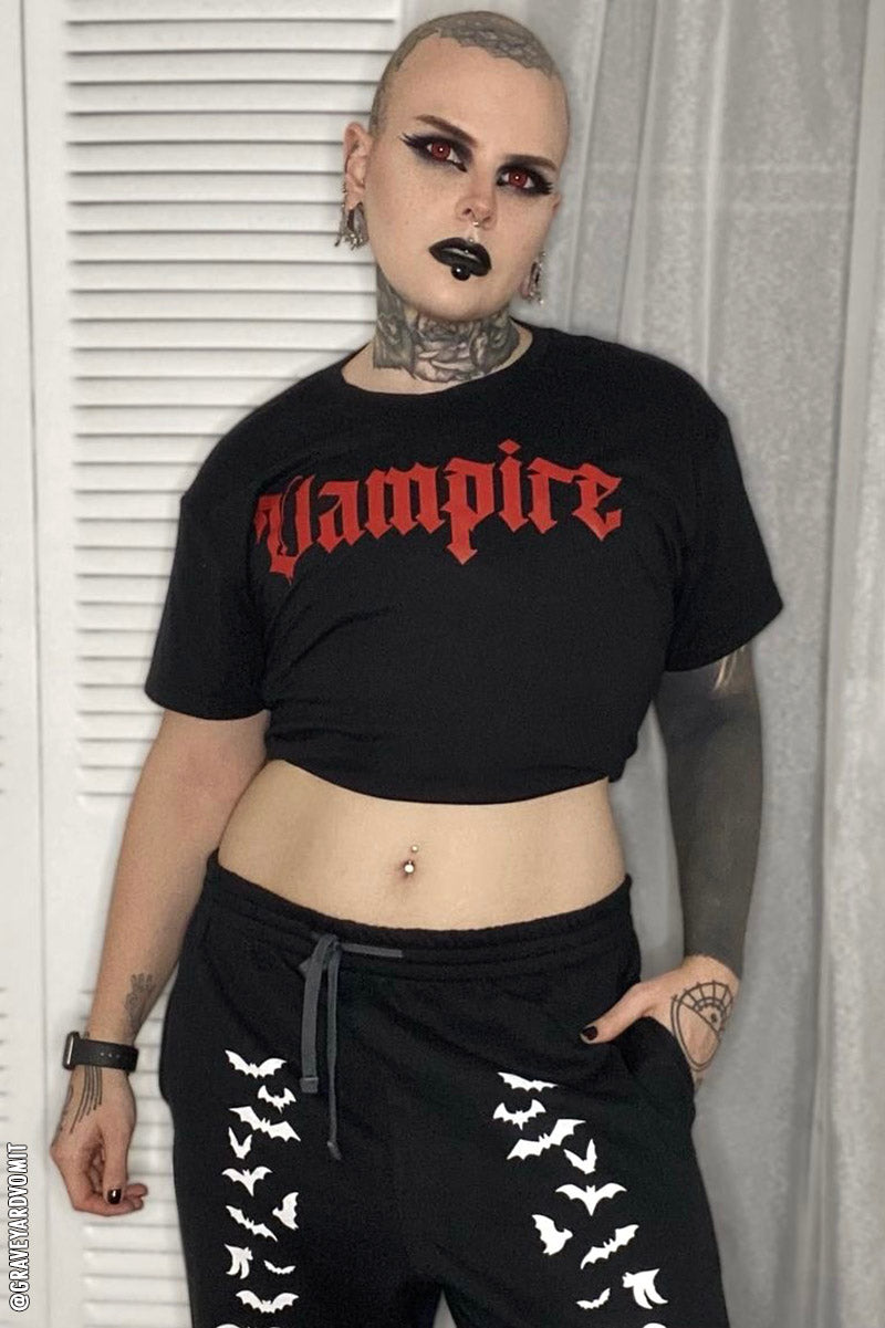 Vampire Bat Joggers [WHITE BATS]