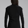 Black Armor Moto Turtleneck Top