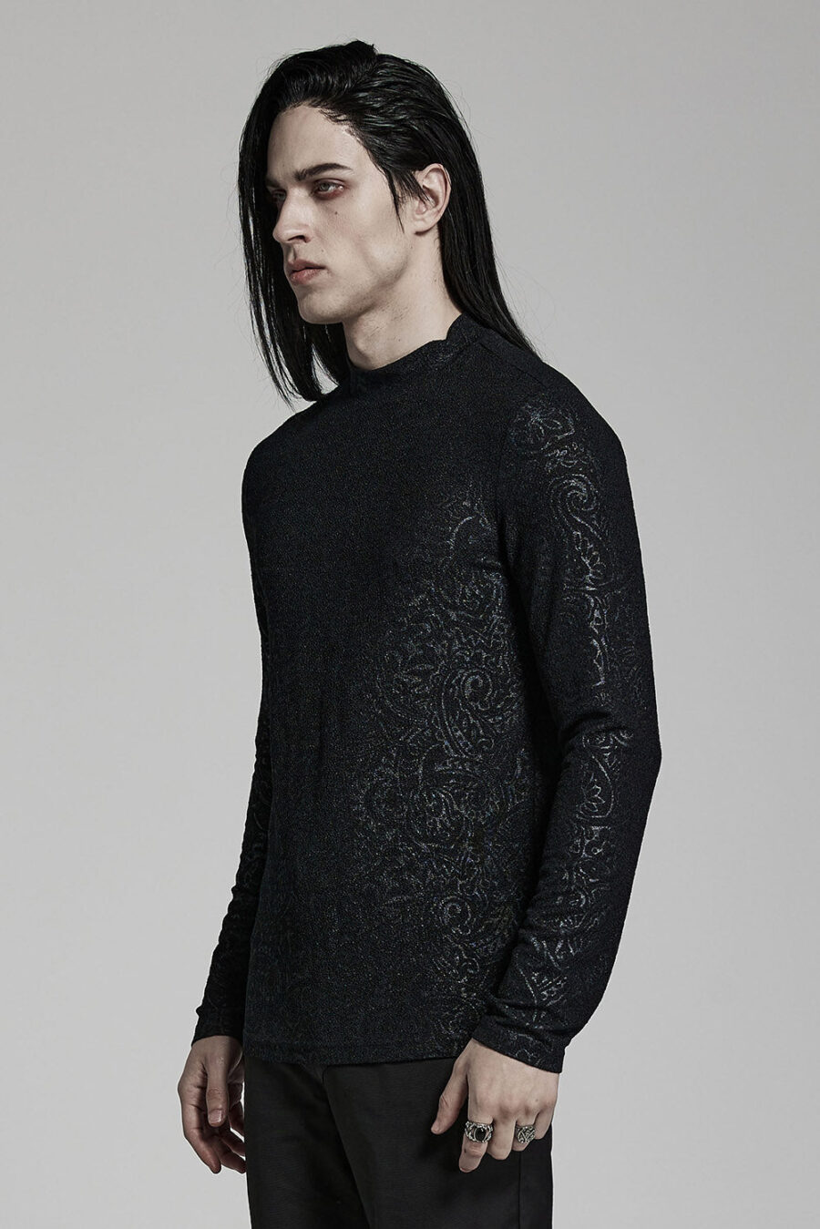 Vampire Goth Long Sleeve Top