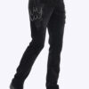 Cadaverous Black Velvet Vampire Pants