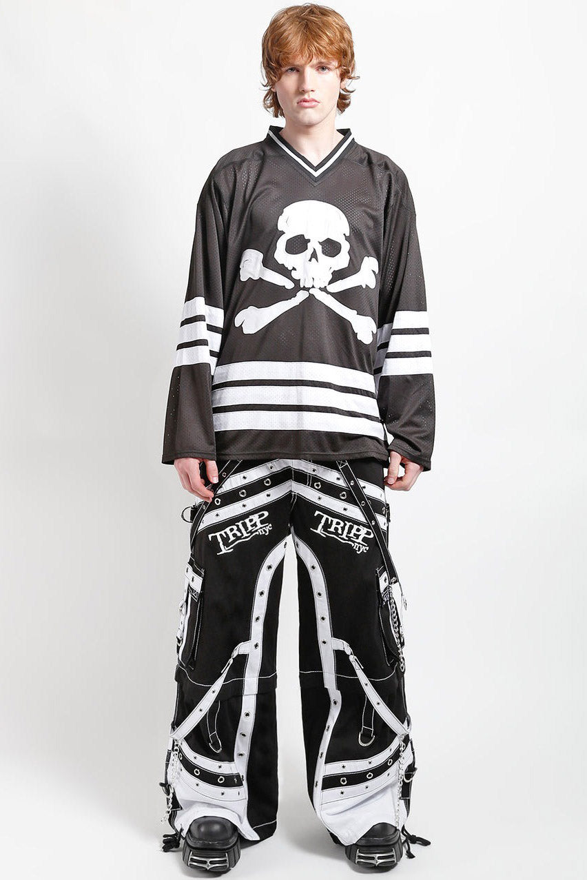 Tripp NYC Off Track Pants [BLACK/WHITE]