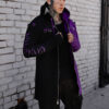 Split Mage Hoodie [Black/Purple]