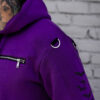 Split Mage Hoodie [Black/Purple]