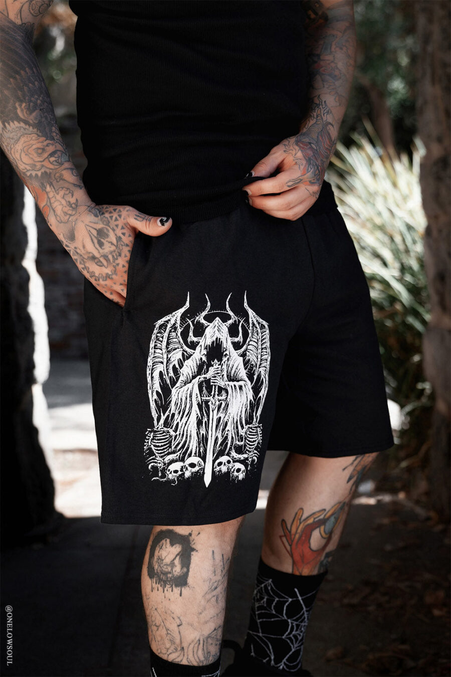 Angel of Death Sweat Shorts [Unisex]