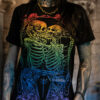 Pride Skeleton Love T-shirt [RAINBOW]
