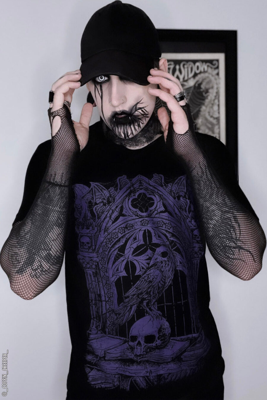 Quoth the Raven T-shirt [PURPLE]