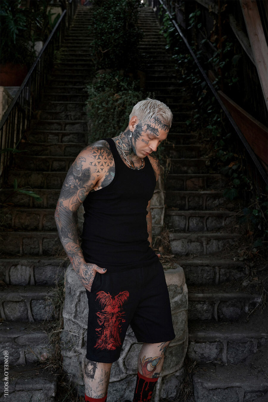Vampire Castle Sweat Shorts [Unisex]
