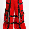 Tripp NYC Harness Dark Street Pants [Red/Black]