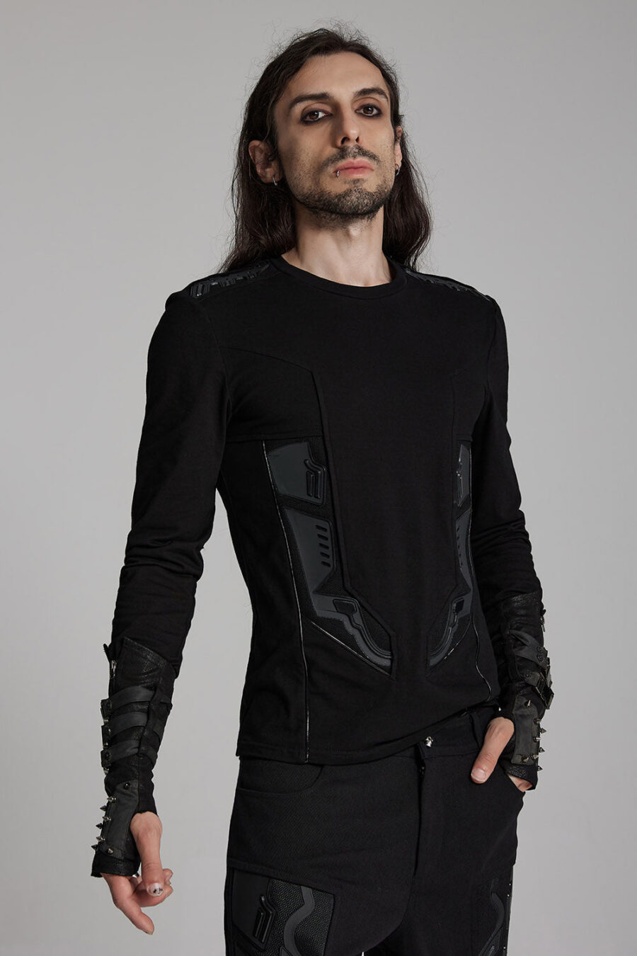 Cyber Techwear Armored Top