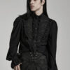 Coffinry Tattered Button-Up Shirt