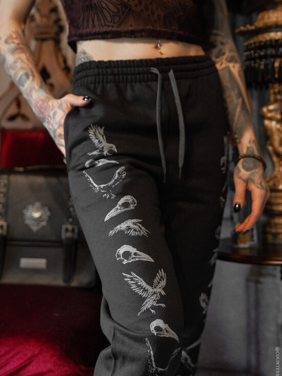 Poe's Raven Joggers [GRAY ASHES]