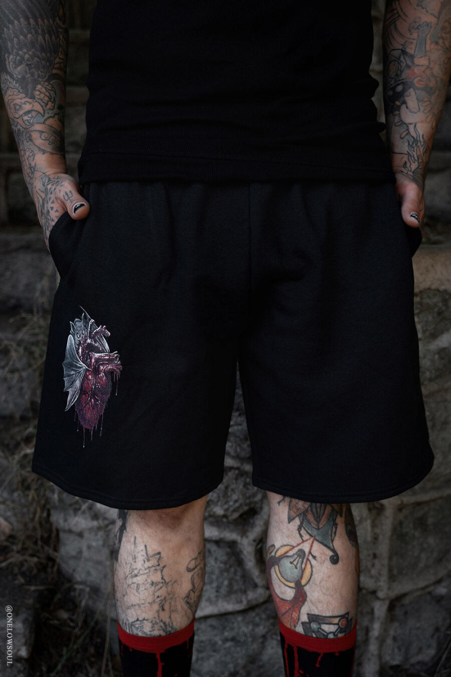 Bat Bite Sweat Shorts [Unisex]