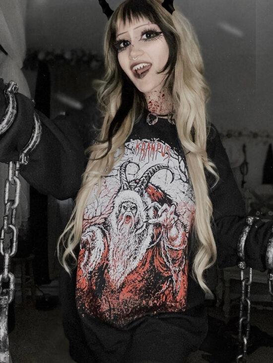 Naughty List Krampus Sweatshirt