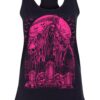 Graveyard Grim Reaper T-shirt [PINK]