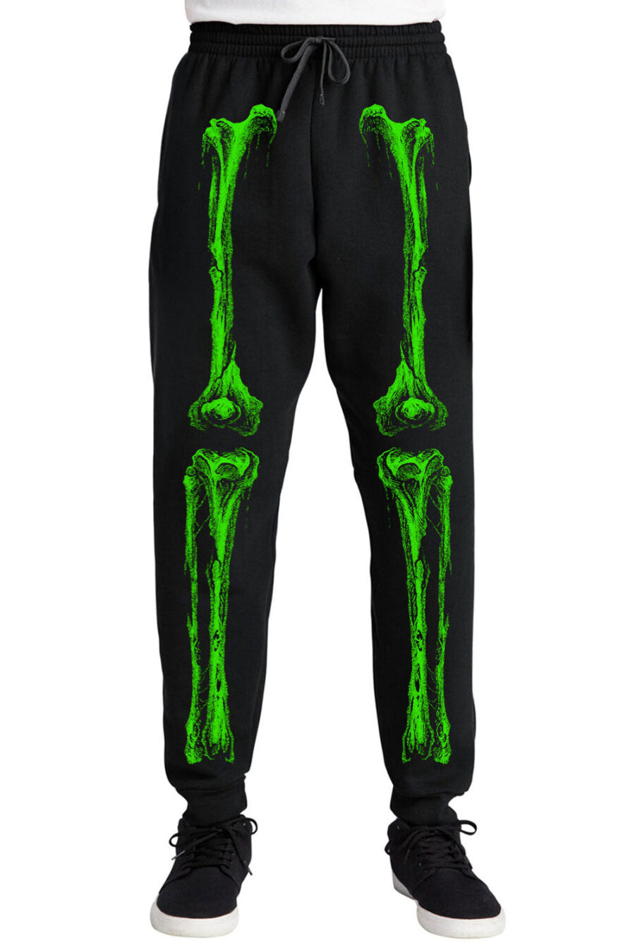 Zombie Rot Skeleton Joggers [Monster Green]