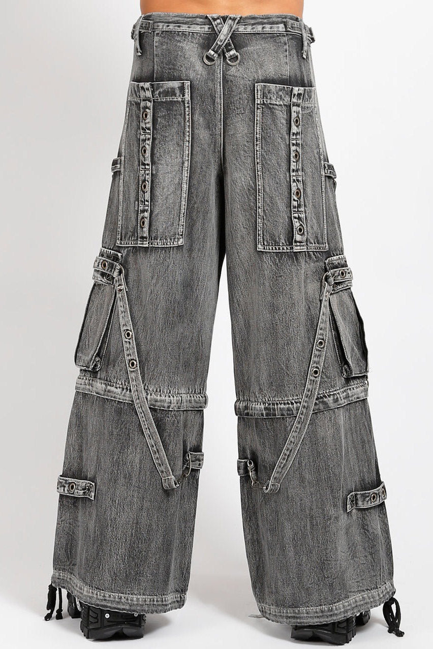 Tripp NYC Denim Power Street Pants [FOG WASH]
