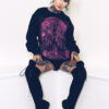 Graveyard Grim Reaper Sweatshirt [PINK]