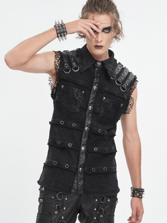 Undead Distressed Vest