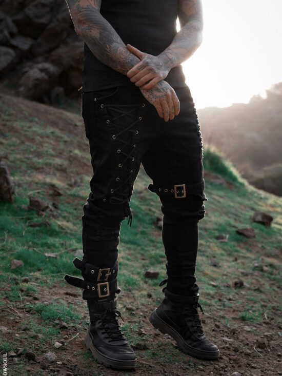 Inquisition Shredded Skinny Jeans