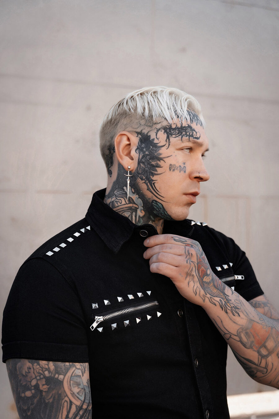 Shallow Grave Studded Shirt