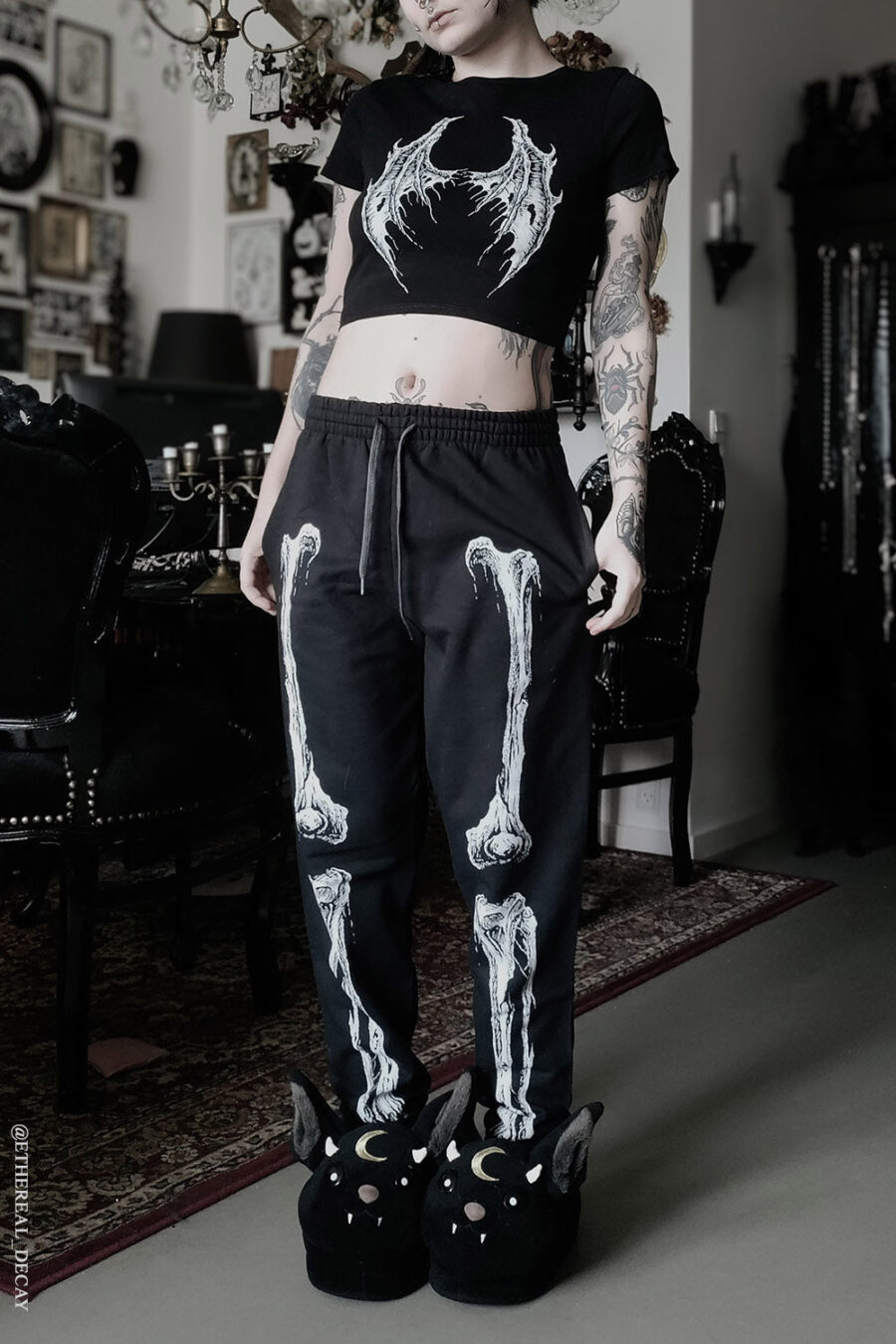 Dead Inside Skeleton Joggers