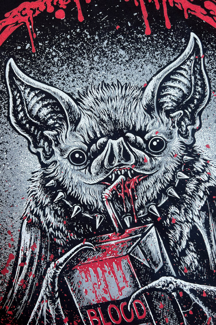 Bat Blood Snack Time Sweatshirt