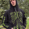 Zombie Rot Skeleton Hoodie [Monster Green]