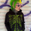 Zombie Rot Skeleton Hoodie [Monster Green]