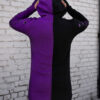 Split Mage Hoodie [Black/Purple]