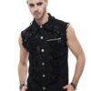 Industrial Punk Distressed Vest