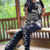 Vampire Bat Joggers [WHITE BATS]