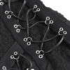 Paranormal Lace-Up Long Sleeve Top