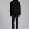 Black Death Tattered Mask Top