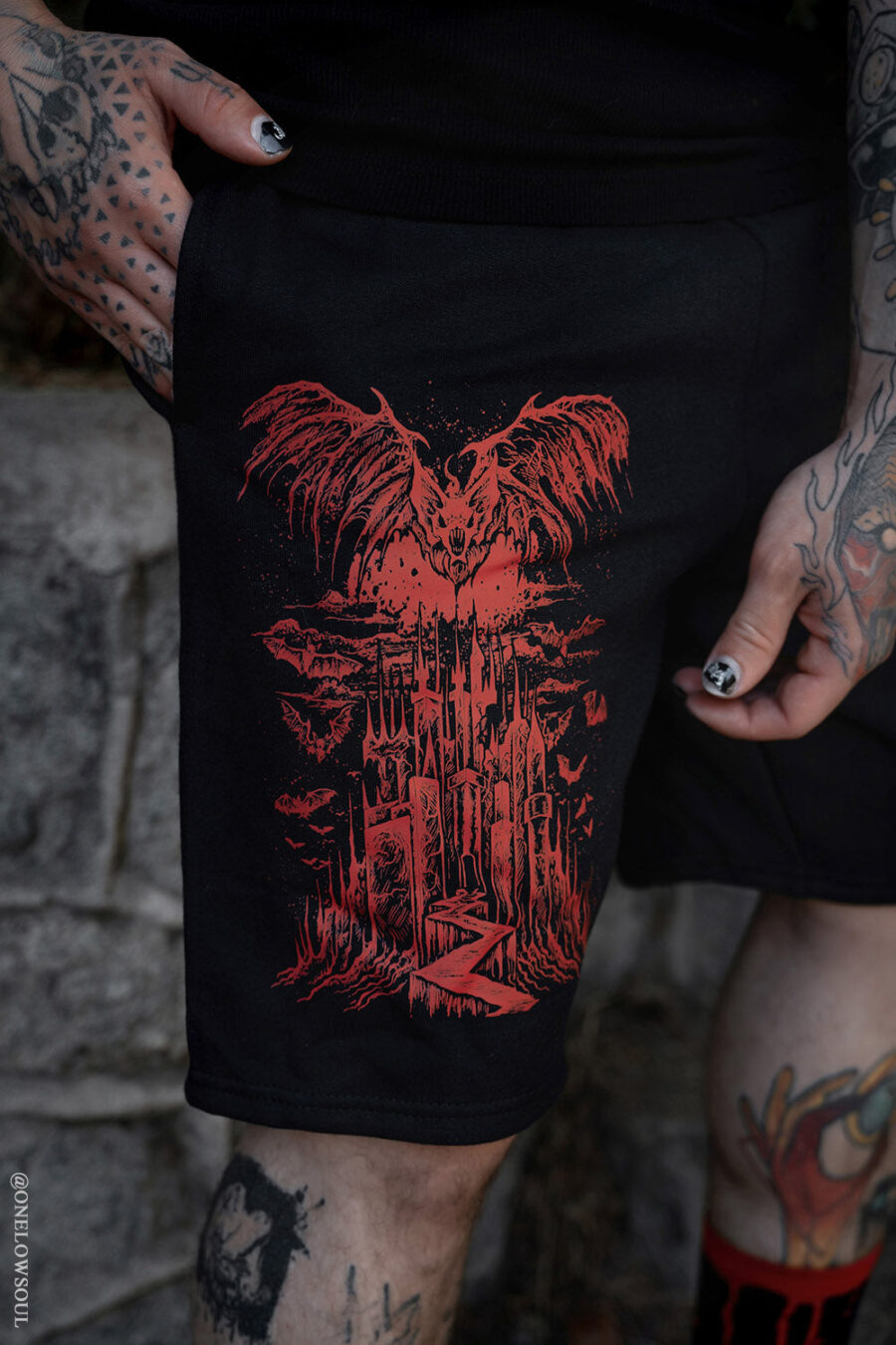 Vampire Castle Sweat Shorts [Unisex]
