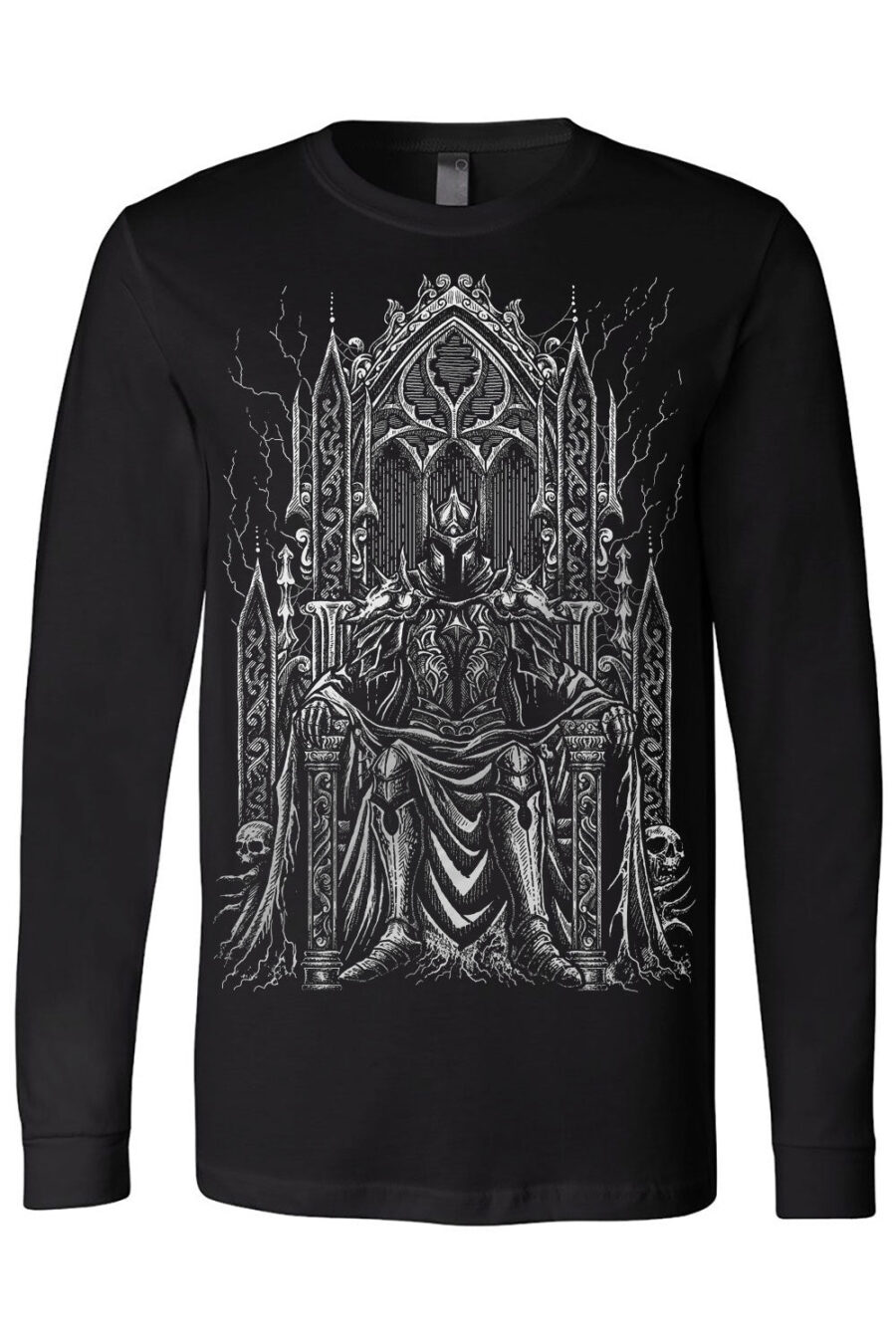 Medieval Knight T-shirt [Metallic Silver]