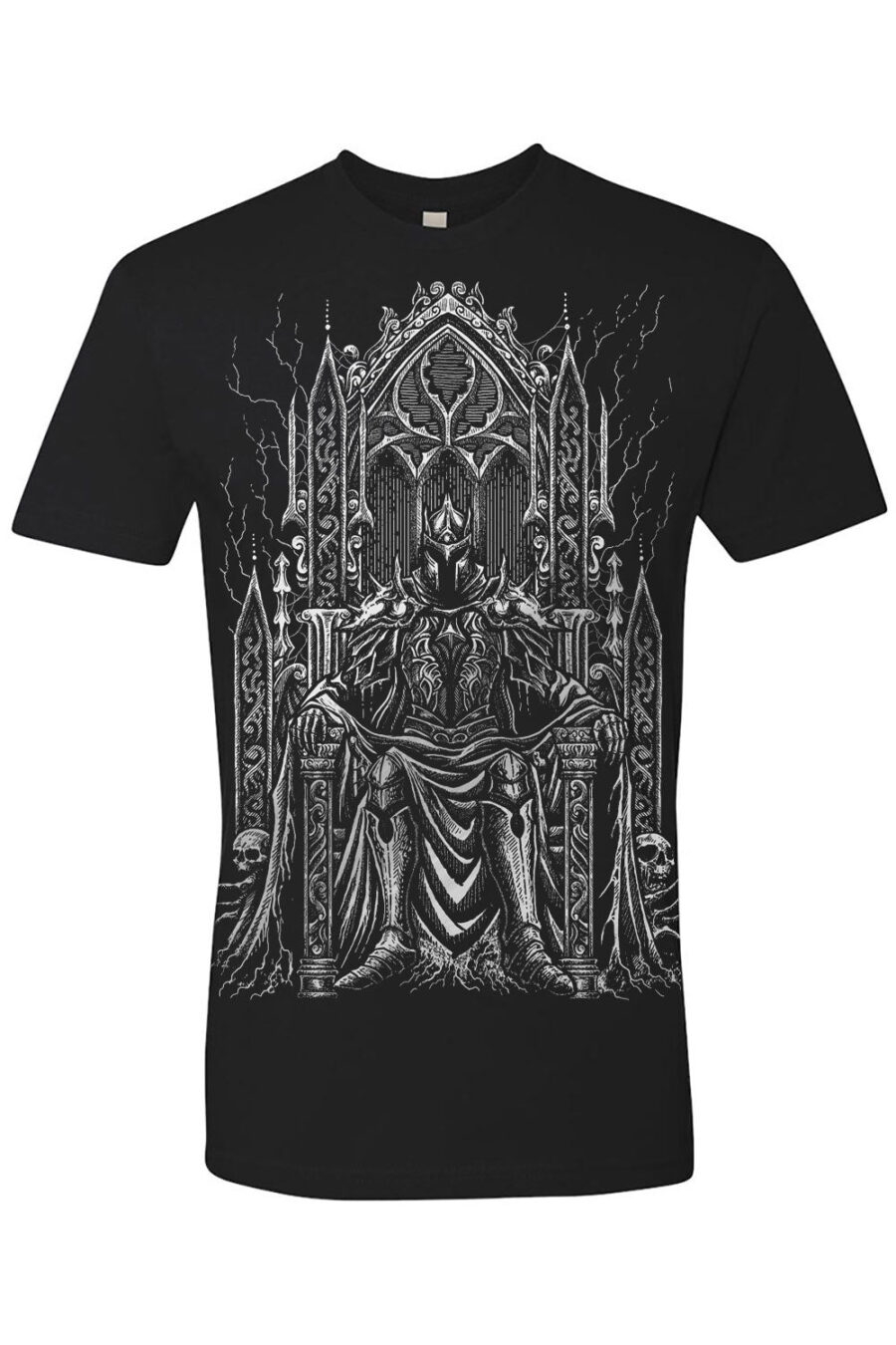 Medieval Knight T-shirt [Metallic Silver]