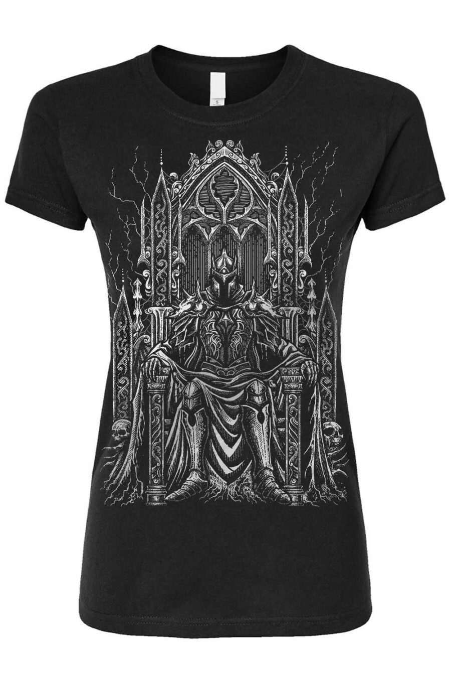 Medieval Knight T-shirt [Metallic Silver]